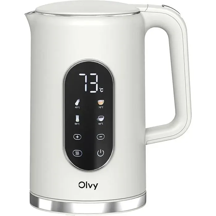 Bouilloire Électrique 1 7L Inox 2200W Bouilloire Eau Chaude à Température Réglable avec Maintien au Chaud BOUILLOIRE TRADITIONNELLE