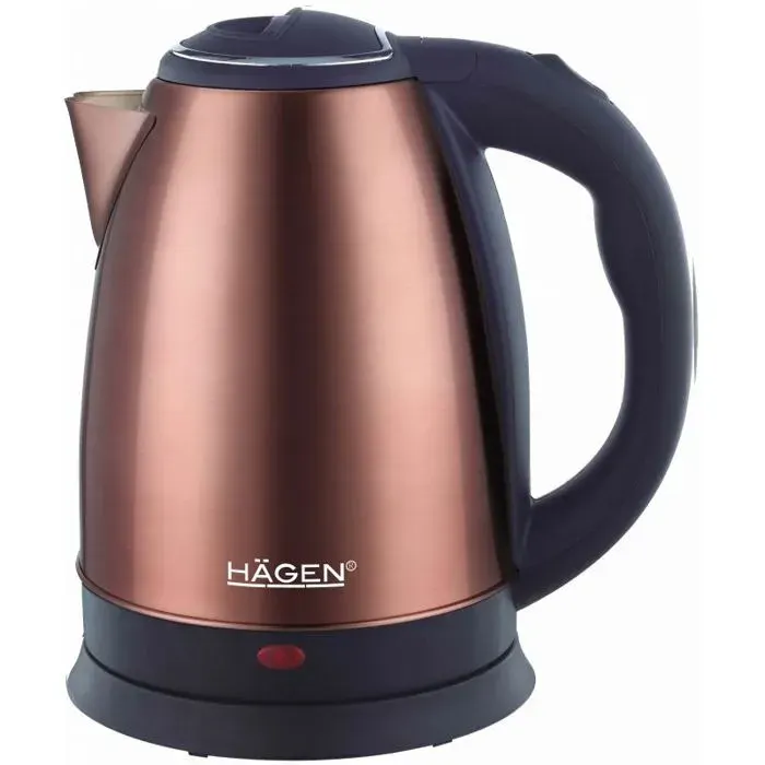 Bouilloire électrique 1.8L inox sans fil cuivre Hagen HA5525-COP