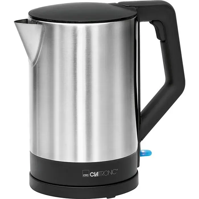 Bouilloire électrique 15 L 2200 W Clatronic WKS 3692 - Inox noir base 360° sans fil