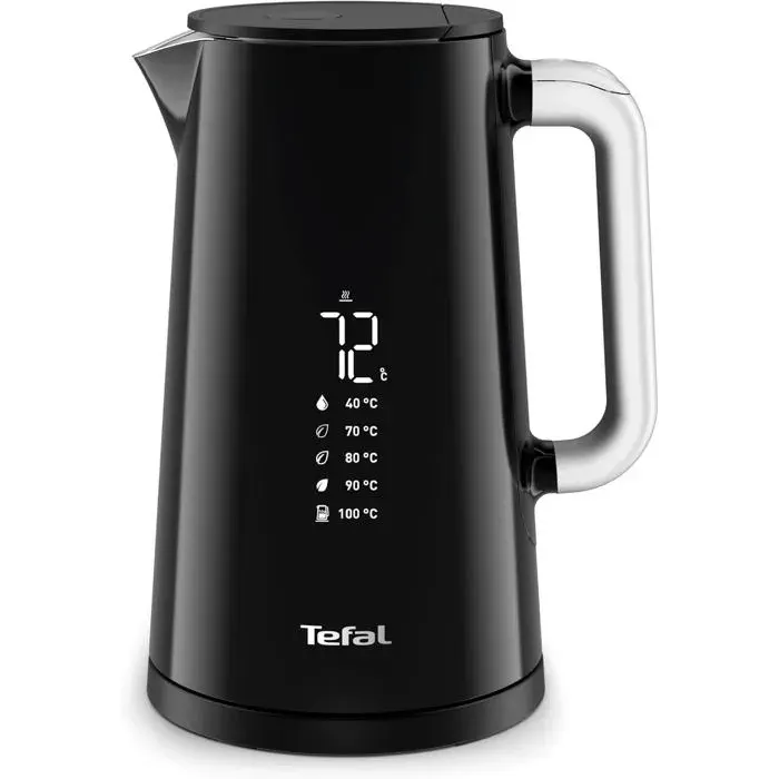 Bouilloire Électrique 17L Température Réglable 5 Modes Écran Numérique Maintien Au Chaud 30 Min Intérieur Inox Noir