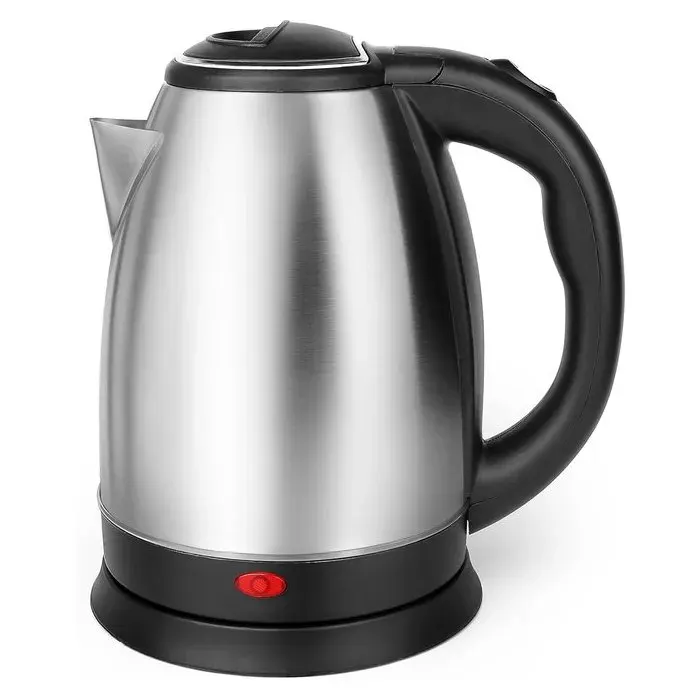 Bouilloire Électrique 18 L - Acier Inoxydable - Sans Fil - Base Rotative 360° - Arrêt Automatique - Théière Électrique - 1500W