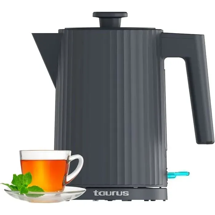 Bouilloire électrique 2200 W 17 L Ébullition rapide Bae 360° Arrêt automatique Filtre 17 L Noir