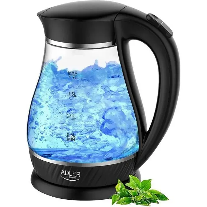 Bouilloire électrique - AD - AD 1274 - 17L - 2200W - Verre Noir