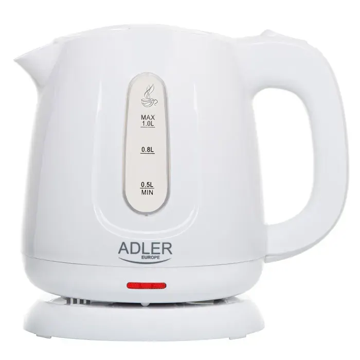 Bouilloire électrique - Adler - AD 1373 - 1L - 850W - Blanc