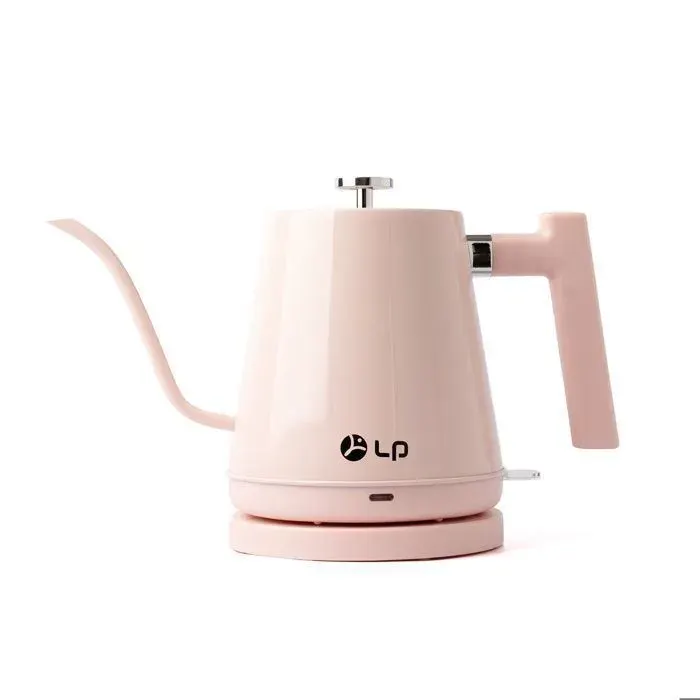 Bouilloire électrique - Arrêt automatique - Protection contre la surchauffe - 08 L - Acier inoxydable - rose