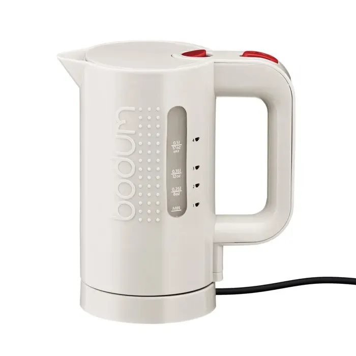 Bouilloire électrique - BODUM - BISTRO - 700 W - 05 L - Blanc