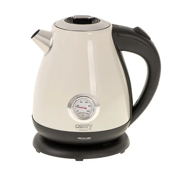 Bouilloire électrique Camry CR 1344 Creme avec thermomètre 17L