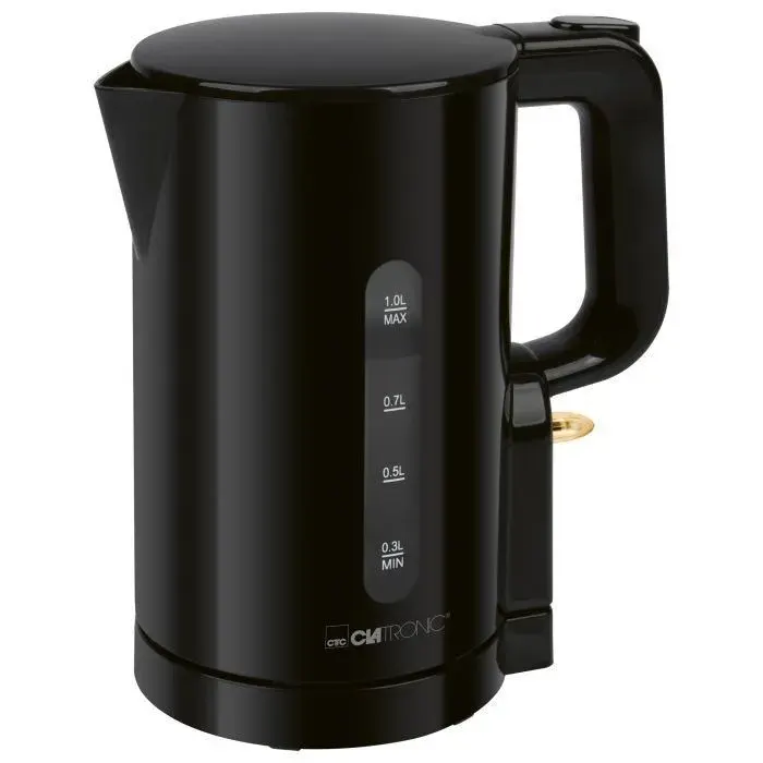Bouilloire électrique - CLATRONIC - WK 3834 - Noir - 1 L - Petit électroménager