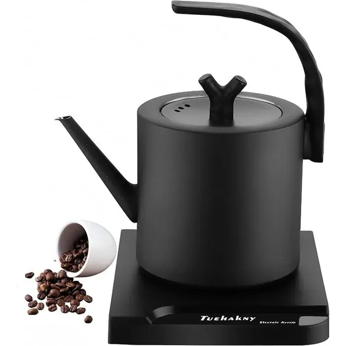 Bouilloire Électrique Col de Cygne 1.0L - Acier Inoxydable 304 100W à Arrêt Automatique Bouilloire Précis BOUILLOIRE TRADITIONNELLE