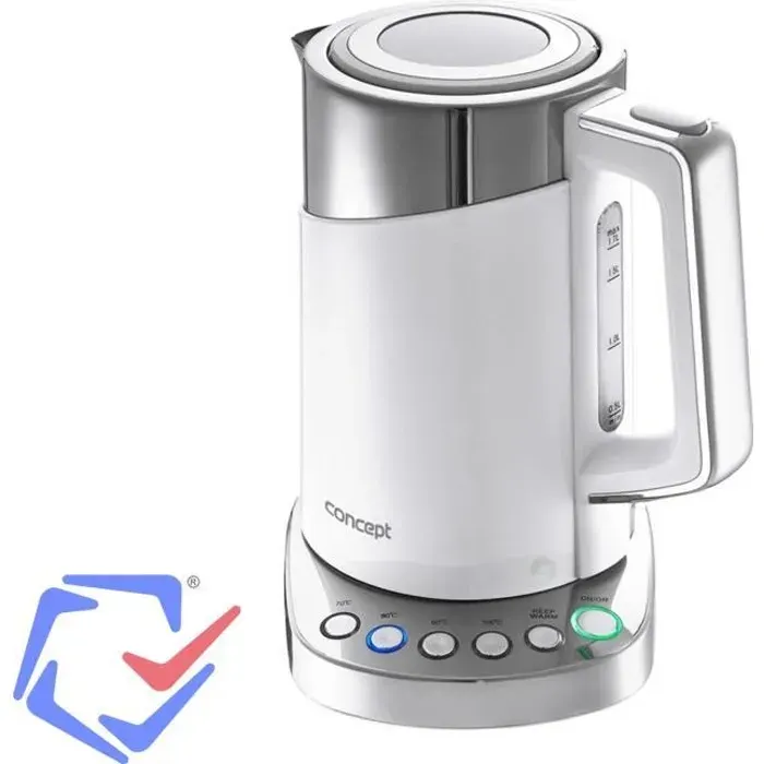 Bouilloire électrique - Concept - DW blanc - thermorégulation - 17L
