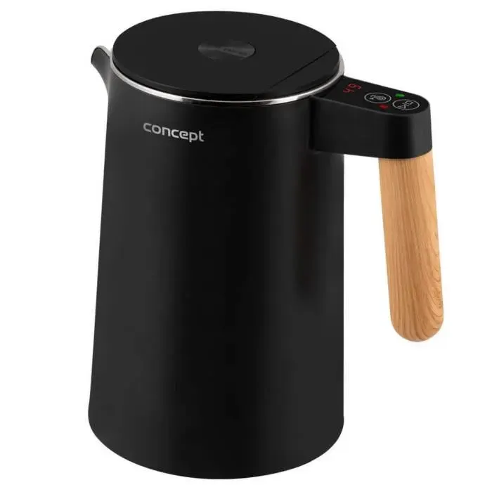 Bouilloire électrique Concept RK3301 - Contrôle de température - 15L - Noir - Anti-calcaire
