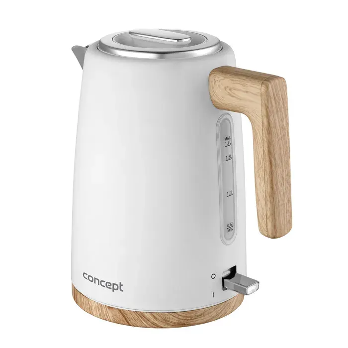 Bouilloire électrique - Concept - RK3315 - 2200 W - 17 L - Acier inoxydable blanc mat