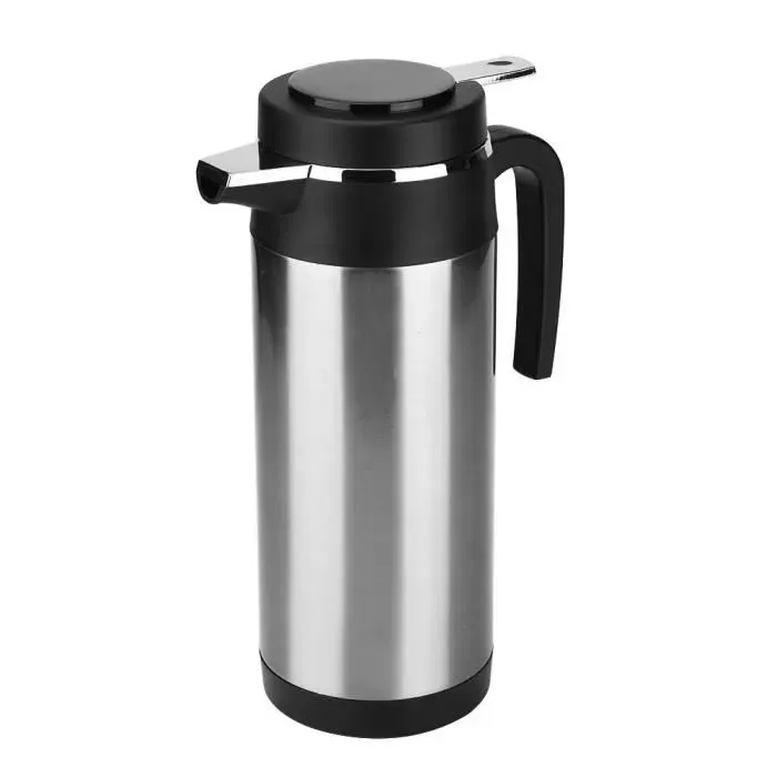 Bouilloire électrique de voiture - AYNEFY - 1200ML - Acier inoxydable - 12V/24V - Idéale pour voyages