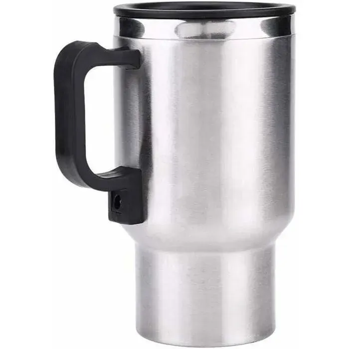 Bouilloire électrique de Voiture Mug Isotherme Tasse de Chauffage de Voyage Thermos 450ml 12V En Acier Inoxydable