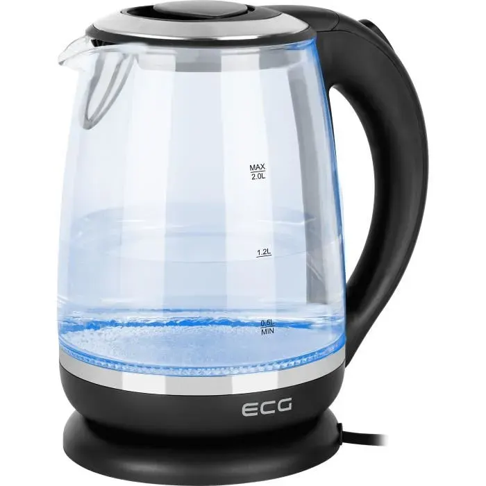 Bouilloire Électrique - ECG - RK 2080 Glass - 20 L - Verre - 1850–2200 W