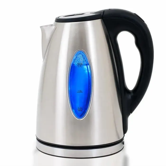 Bouilloire électrique en acier inox DEUBA - max. 2200W 17L - LED bleu 360°