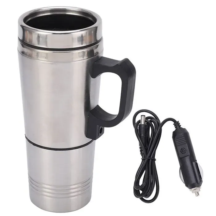 Bouilloire électrique en acier inoxydable pour voiture 350 ml 150 ml 12 V pour café thé eau thermos