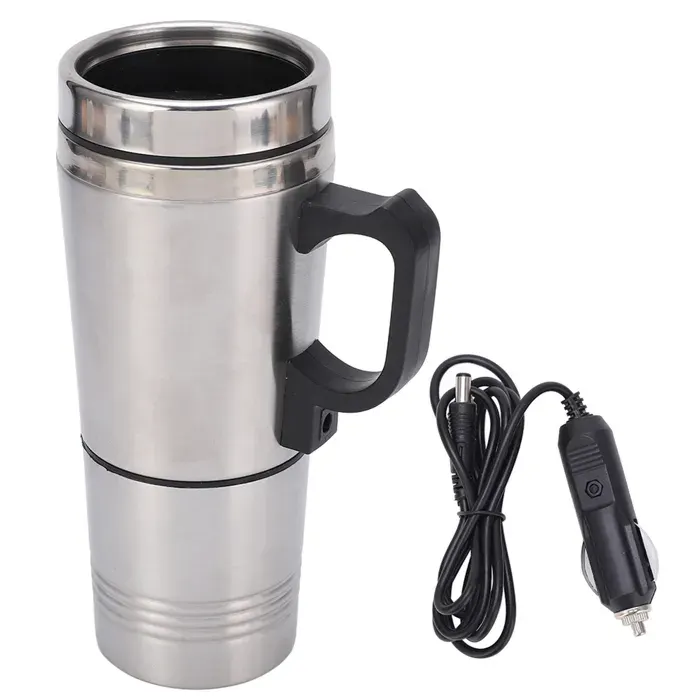 Bouilloire électrique en acier inoxydable pour voiture 350 ml 150 ml 12 V pour café thé eau thermos