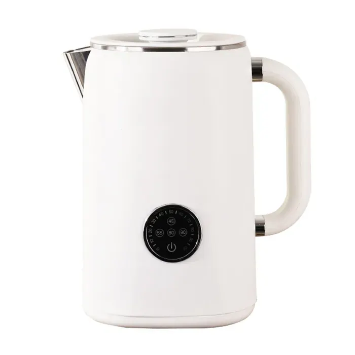 Bouilloire électrique - FAMICAM - 17L 1500W acier inoxydable avec écran tactile maintien au chaud double paroi isolante base 360 — coloris Blanche