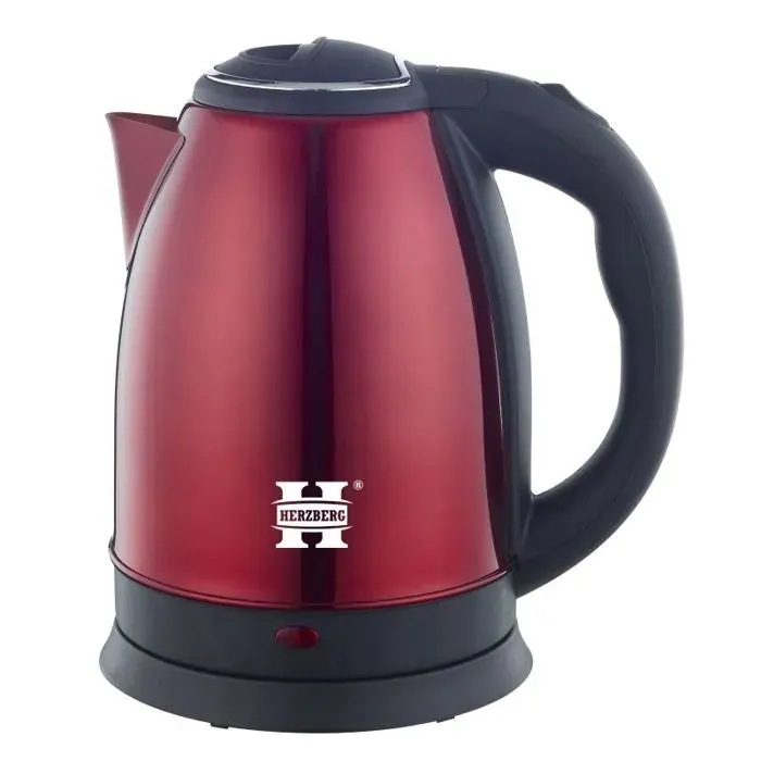 Bouilloire électrique - HERZBERG - Herzberg HG5011-RED - 18 L - Inox rouge - 1500 W