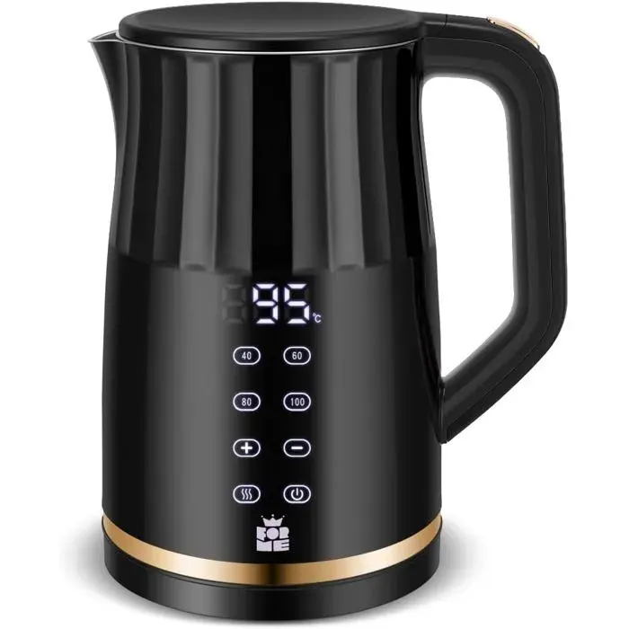Bouilloire Electrique Inox 17L Contrôle de Température Réglable 40-100°C I LED Affichage de la Température I Fonction de Maintien!