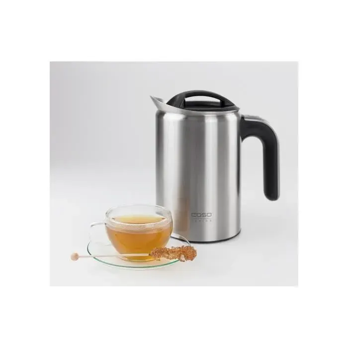 Bouilloire électrique inox CASO - Capacité 1L - Contrôle de température - Maintien de la chaleur