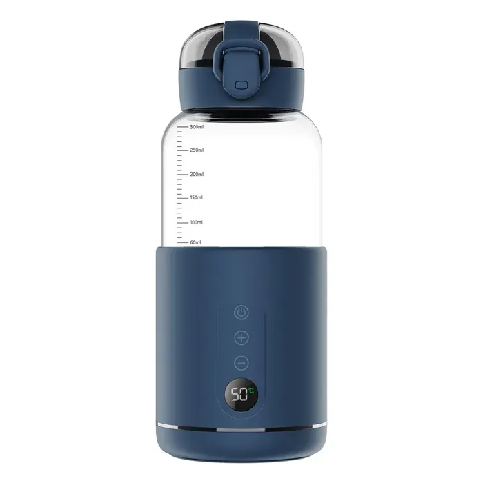 Bouilloire électrique instantanée MLBQ 300ml sans fil 5200 mAh bleue pour préparations nourrissons
