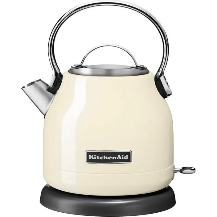 Bouilloire électrique KitchenAid 5KEK1222EAC - Crème - Capacité 1.25L - Filtre anticalcaire - Garantie 2 ans