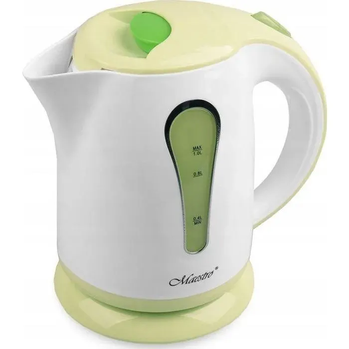 Bouilloire électrique - MAESTRO - MR-028-GREEN - 1L - 1000W - Couleur verte