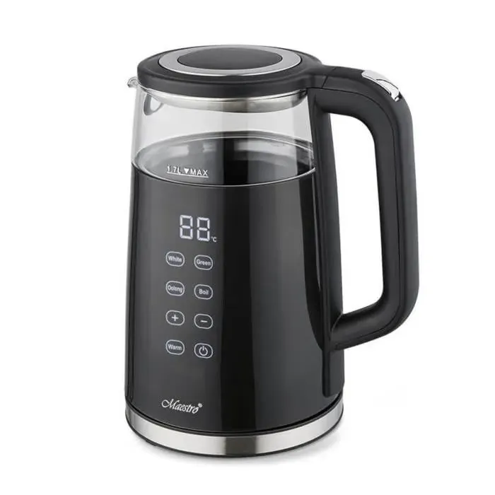 Bouilloire électrique - Maestro - MR-049 - 1.7L - 2200W - Écran tactile - Sans fil