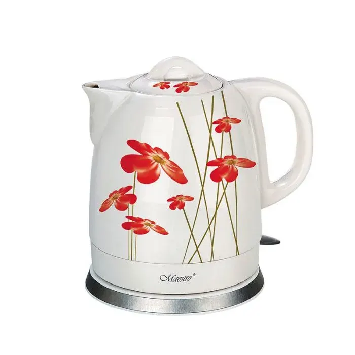 Bouilloire électrique - Maestro - MR-066 - 15 L - 1200 W - Céramique Rouge et Blanc