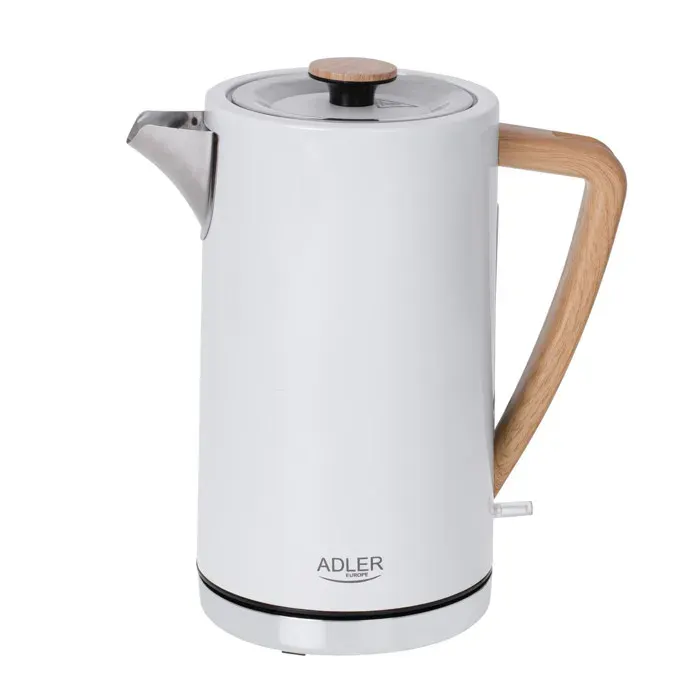 Bouilloire électrique moderne Adler AD 1347W de 17 litre - en Métal coloris Blanc