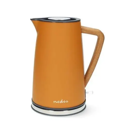 Bouilloire électrique - NEDIS - KAWK510EOR - 1.7 L - 2200 Watts - Base rotative 360°