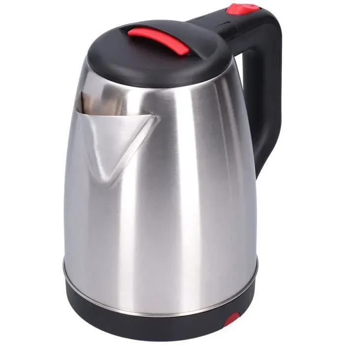 Bouilloire électrique - OMABETA - 2.0L - Acier inoxydable - 2000W - Socle rotatif 360°