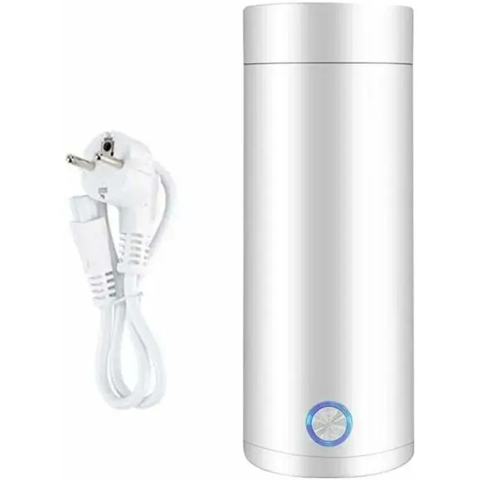 Bouilloire électrique - PZCC - PZCC - 400 ml - 3 en 1 (bouilloire/thermos/tasse) - Acier inoxydable 304