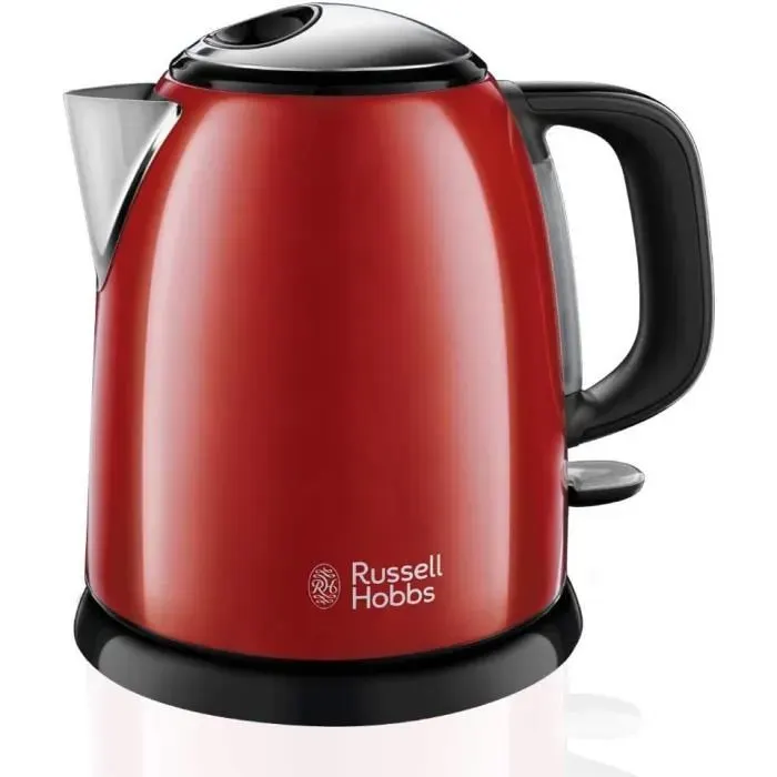 Bouilloire Electrique - Russell Hobbs - Ultra Compacte - Rouge - Capacité 1L - 2400W