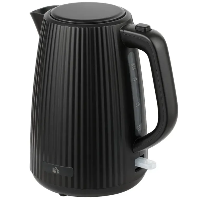 Bouilloire électrique sans fil 17 L 2200 W chauffe rapide arrêt automatique filtre anticalcaire amovible noire