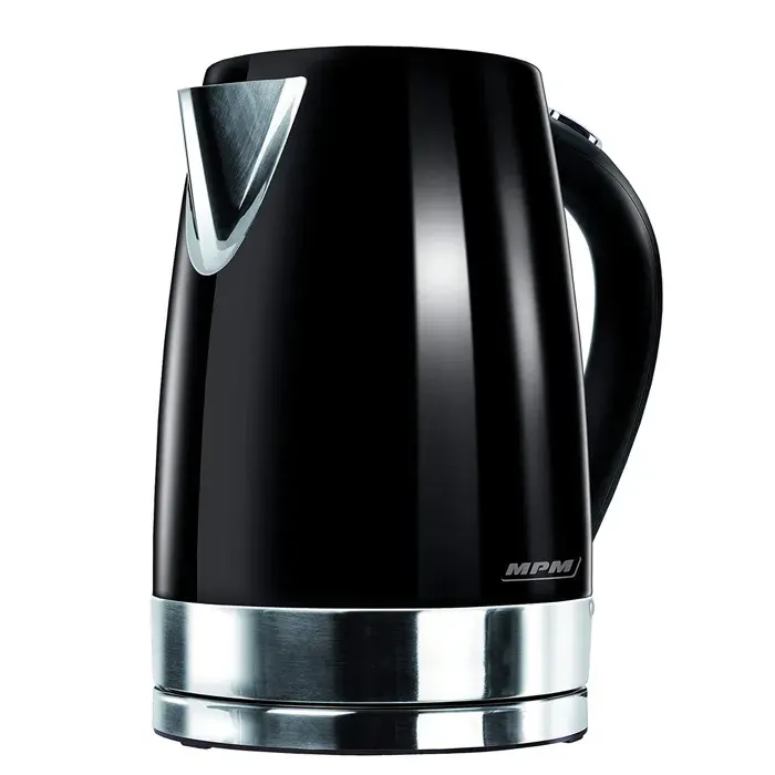 Bouilloire électrique sans fil en acier inoxydable 17 litres sans BPA MPM MCZ-58/C 2200W Noir