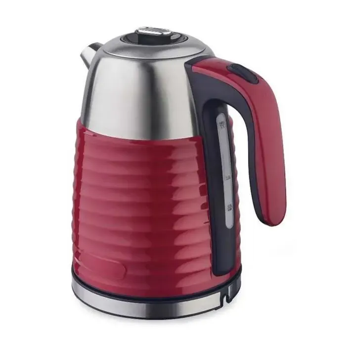 Bouilloire électrique sans fil Maestro MR-051 1.7L - Rouge Acier inoxydable Protection contre la surchauffe stylisée