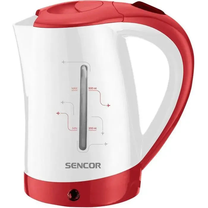 Bouilloire électrique - SENCOR - SWK 150RD - Acier inoxydable - 05 L - 1100 W