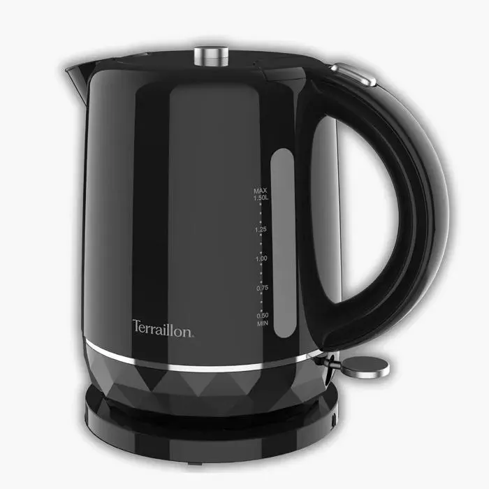 Bouilloire Electrique - TERRAILLON - Diamant Noir - 15L - 2200W - Base Pivotante 360°