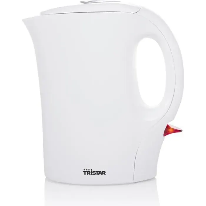 Bouilloire électrique TRISTAR WK3372 - Blanc - Capacité 1L - 1100W - Coulée sans fil