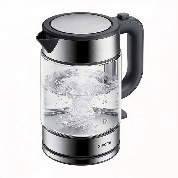Bouilloire électrique - XIAOMI - BHR7423EU - Verre noir - 2200W - 17L - Sans fil