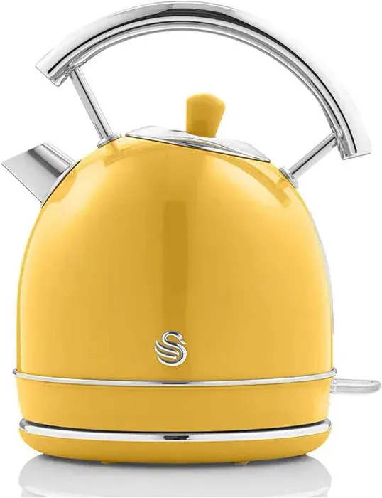 Bouilloire Électrique - YUMI MAZAO - 18 L - Design Vintage - 3000W - Sans Fil - Acier Inoxydable