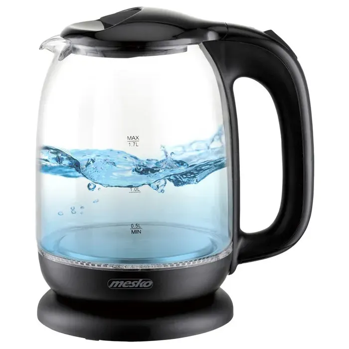 Bouilloire en verre 17 L Mesko MS 1302b - Coloris Noire - 2 200 W