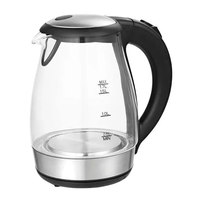 Bouilloire en verre - TZS FIRST AUSTRIA - 17 L - 2200 W - Filtre anticalcaire - Éclairage interne