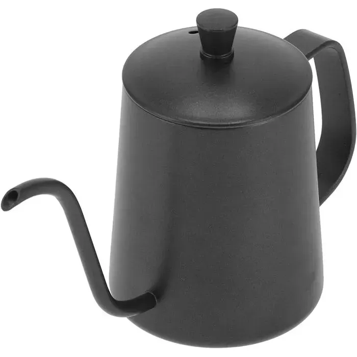 Bouilloire Gooseneck 350ml En Acier Inoxydable 304 Bec Long Précis Pour Café Filtré Thé Artisanal Usage Label