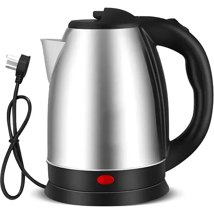 Bouilloire Leyf en acier inoxydable 18L - 1500W base pivotante à 360° arrêt automatique protection contre la surchauffe