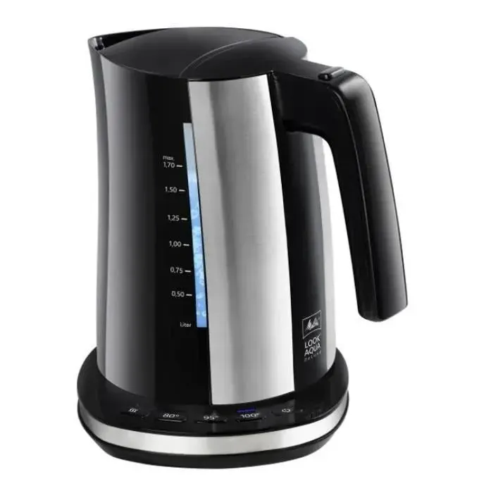 Bouilloire - Melitta - 6766976 - 17 L - 2400 W - Acier Inoxydable Noir