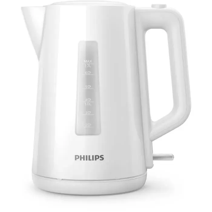 Bouilloire - PHILIPS - 3000 Series - 17 L - Blanc - Fonction maintien au chaud - Anti-calcaire